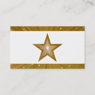 Plantilla de tarjeta de negocios de bandas de estr