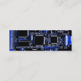 Plantilla de tarjeta de negocios de Circuit Blue 2