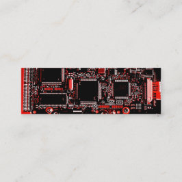 Plantilla de tarjeta de negocios de Circuit Red 2
