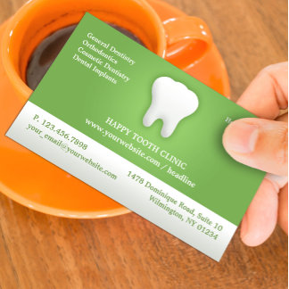 Plantilla de Tarjeta de Negocios de Cita Dental