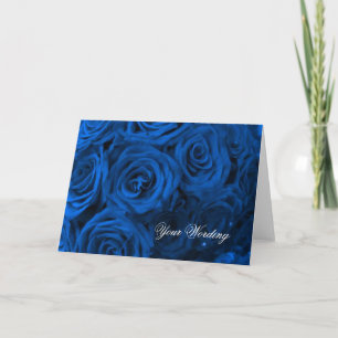Plantilla de tarjeta de nota Rosa azul