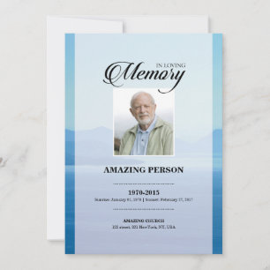 Plantilla de tarjeta de oración de funerales de mo