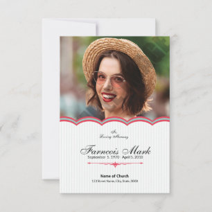 Plantilla de tarjeta de oración funeraria imprimib