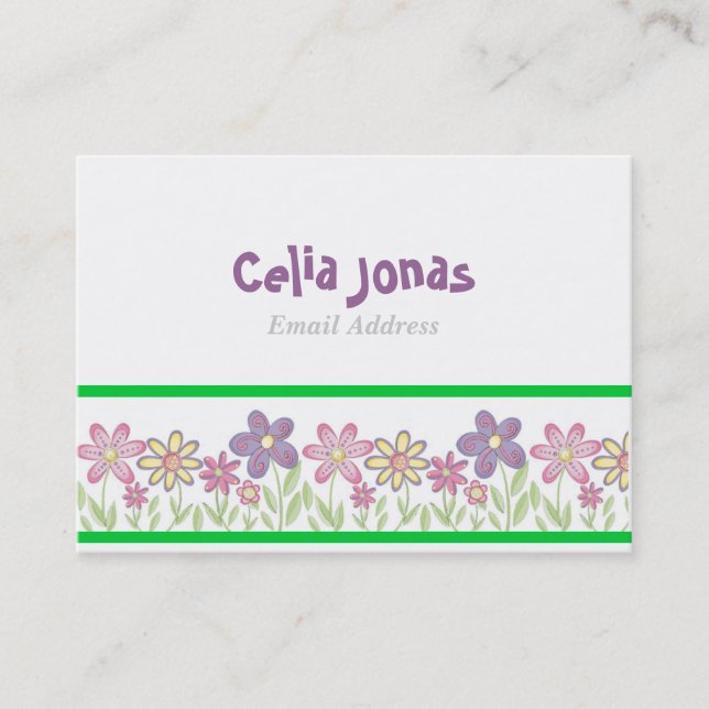 Plantilla de tarjeta de perfil de Chicas aconsejab (Anverso)