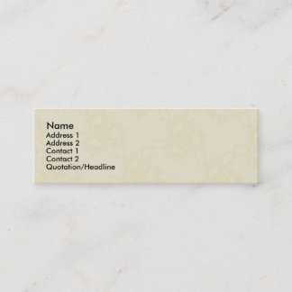 Plantilla de tarjeta de perfil de patrón