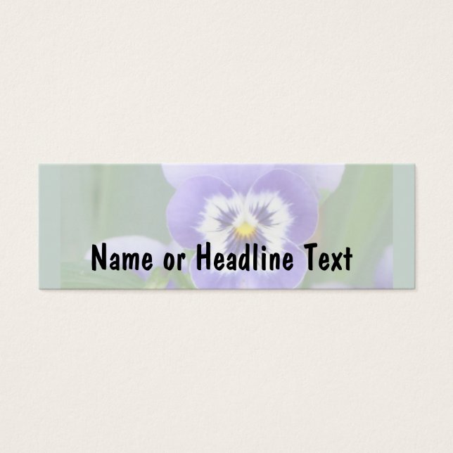 plantilla de tarjeta de personalizable de msPansy  (Frente)