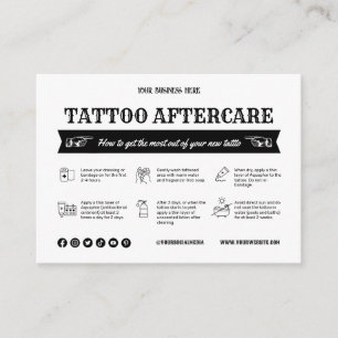 Plantilla de tarjeta de postergación de tatuaje ne