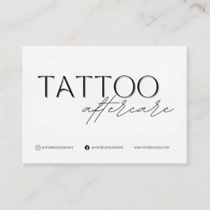 Plantilla de tarjeta de postergación de tatuaje pe