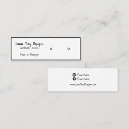 Plantilla de tarjeta de presentación de joyas