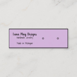 Plantilla de tarjeta de presentación de joyas