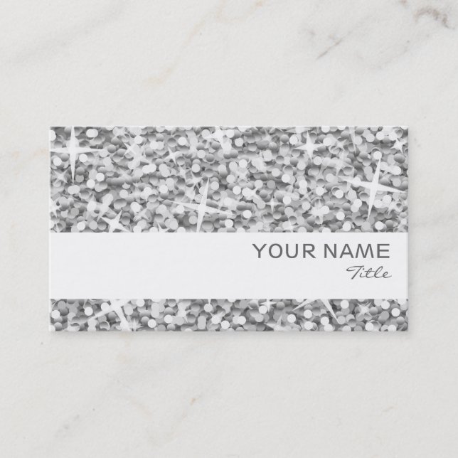 Plantilla de tarjeta de presentación de rayas blan (Anverso)