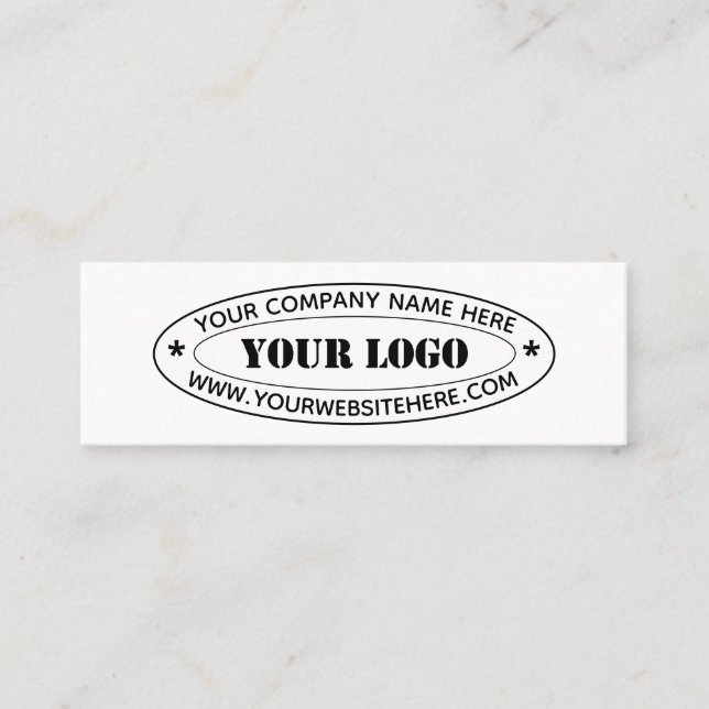 Plantilla de tarjeta de presentación de texto de l (Anverso)