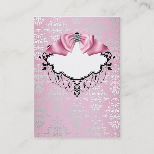 Plantilla de tarjeta de presentación elegante de d (Anverso)