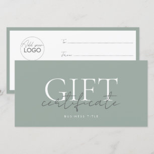 Plantilla de tarjeta de regalo imprimible fácil de