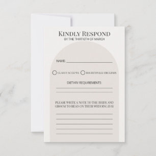 Plantilla de tarjeta de respuesta RSVP para boda j