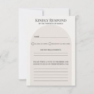 Plantilla de tarjeta de respuesta RSVP para boda j