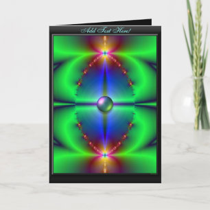 Plantilla de tarjeta de saludo de baile de máscara