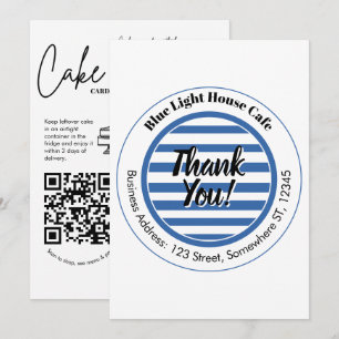 Plantilla de tarjeta de toma de código QR simple