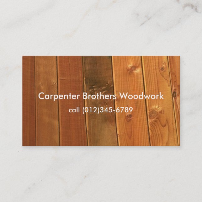 plantilla de tarjeta de trabajo (Anverso)