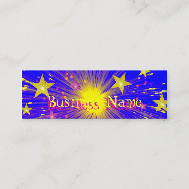 Plantilla de tarjeta de trabajo de Firework (Anverso)