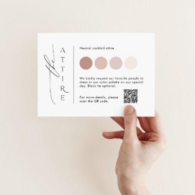 Plantilla de tarjeta de vestimenta elegante con có (Subido por el creador)