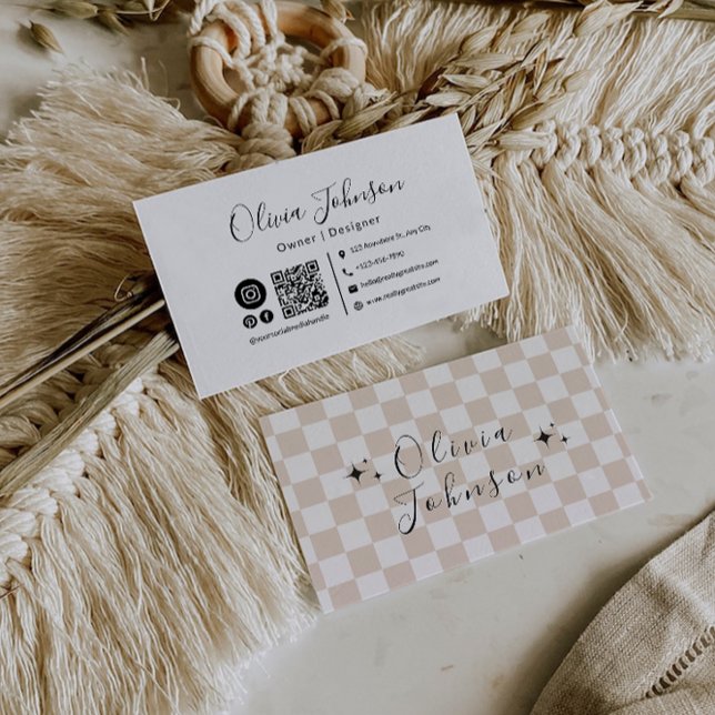Plantilla de tarjeta de visita Boho (Boho Business Card Template)
