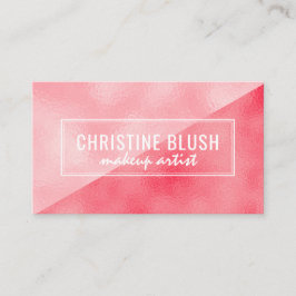 Plantilla de tarjeta de visita de artista de maqui