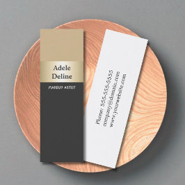 Plantilla de tarjeta de visita de artista/salón de