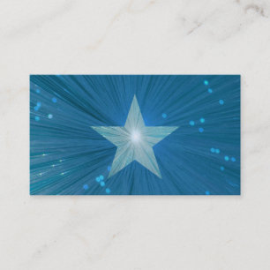 plantilla de tarjeta de visita de Blue Star
