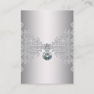 Plantilla de Tarjeta de Visita de Diamante de Plat
