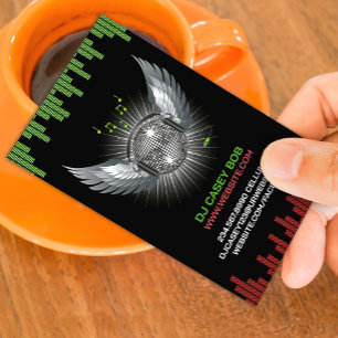 Plantilla de Tarjeta de Visita de DJ Night Club