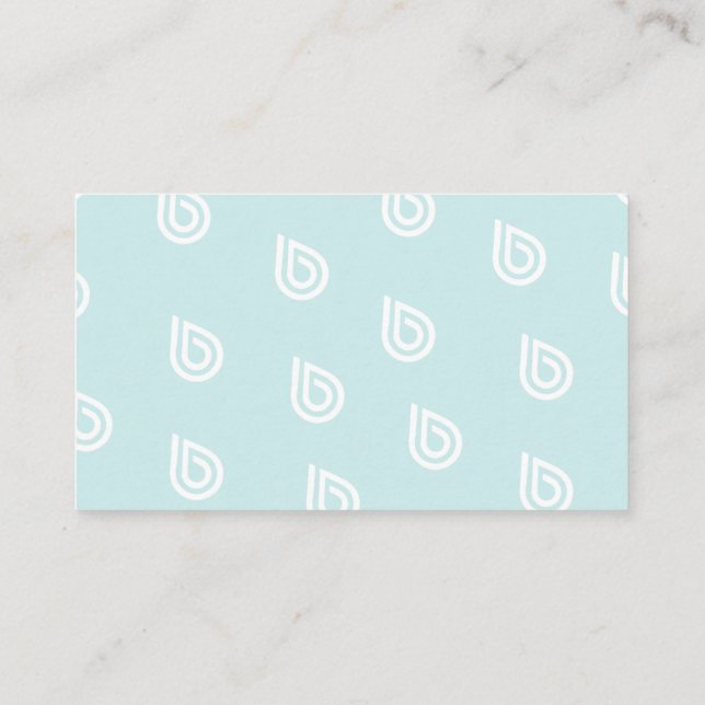 Plantilla de tarjeta de visita de enfermera regist (Reverso)