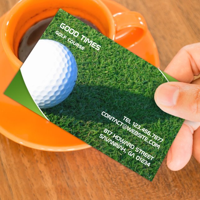 Plantilla de tarjeta de visita de golf (Subido por el creador)