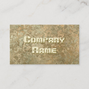 Plantilla de tarjeta de visita de impresión amaril