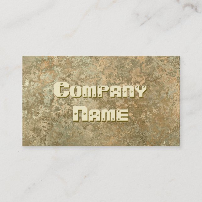 Plantilla de tarjeta de visita de impresión amaril (Anverso)