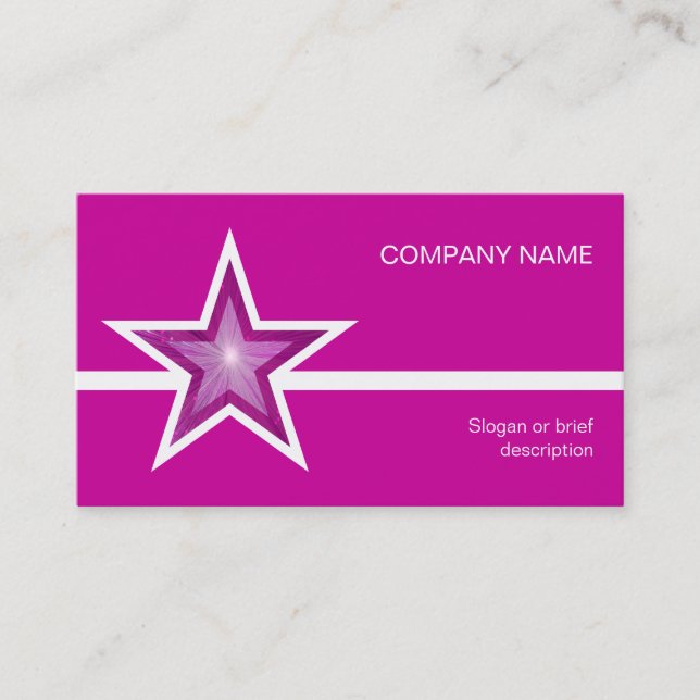 Plantilla de tarjeta de visita de línea blanca de  (Anverso)