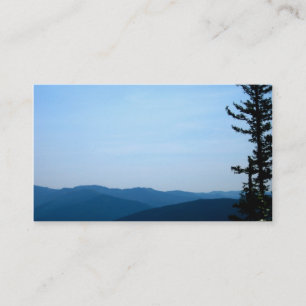 plantilla de tarjeta de visita de paisajes de mont