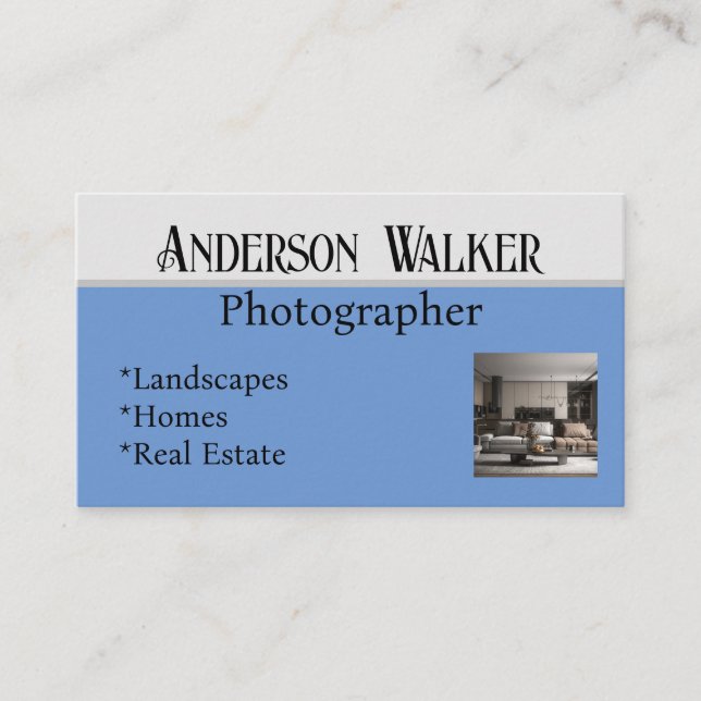 Plantilla de tarjeta de visita de personalizable (Anverso)