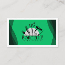 Plantilla de Tarjeta de Visita de Salón de Belleza