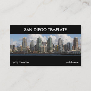 Plantilla de tarjeta de visita de San Diego