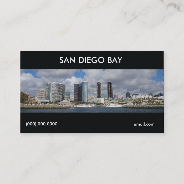 Plantilla de tarjeta de visita de San Diego (Anverso)
