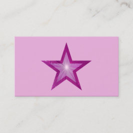 Plantilla de tarjeta de visita guiada Estrella ros