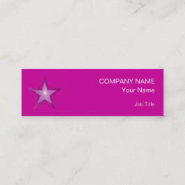 Plantilla de tarjeta de visita guiada Star delgada