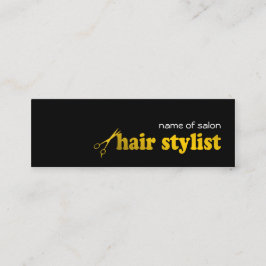 Plantilla de tarjeta de visita Hair Stylist/Salon