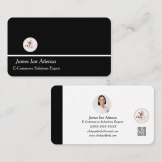 Plantilla de Tarjeta de Visita Minimalista Persona