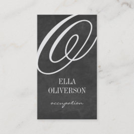 Plantilla de tarjeta de visita Monograma