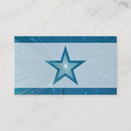 plantilla de tarjeta de visita pálida de Blue Star