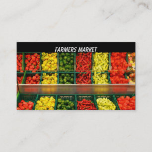 Plantilla de tarjeta de visita para agricultores