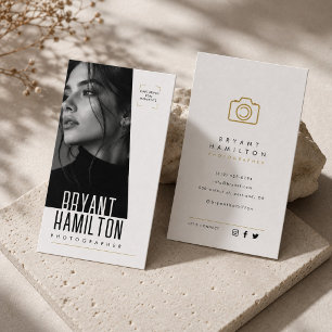 Plantilla de Tarjeta de Visita para Fotógrafo Mode