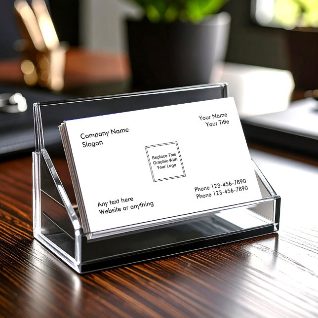 Plantilla de tarjeta de visita simple (Subido por el creador)